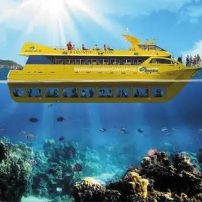 barco fondo cristal